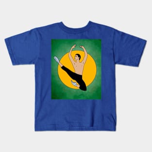 Dancing Ballerina Ballet Figures Kids T-Shirt